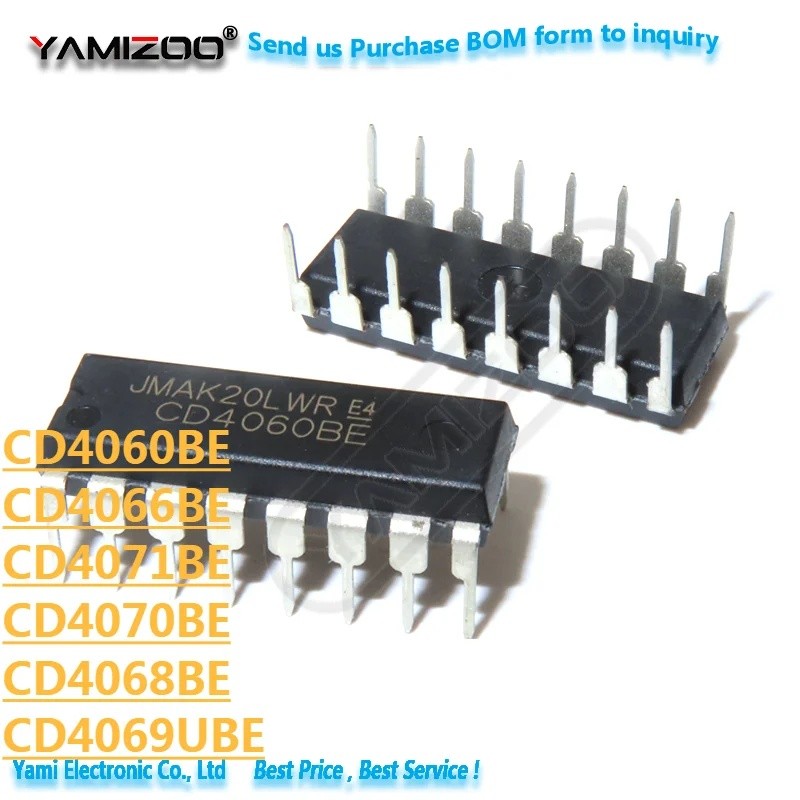 5PCS CD4066BE CD4066 DIP-14 CD4060BE CD4060 CD4068BE CD4068 CD4069UBE CD4069BE CD4069 CD4070BE CD407