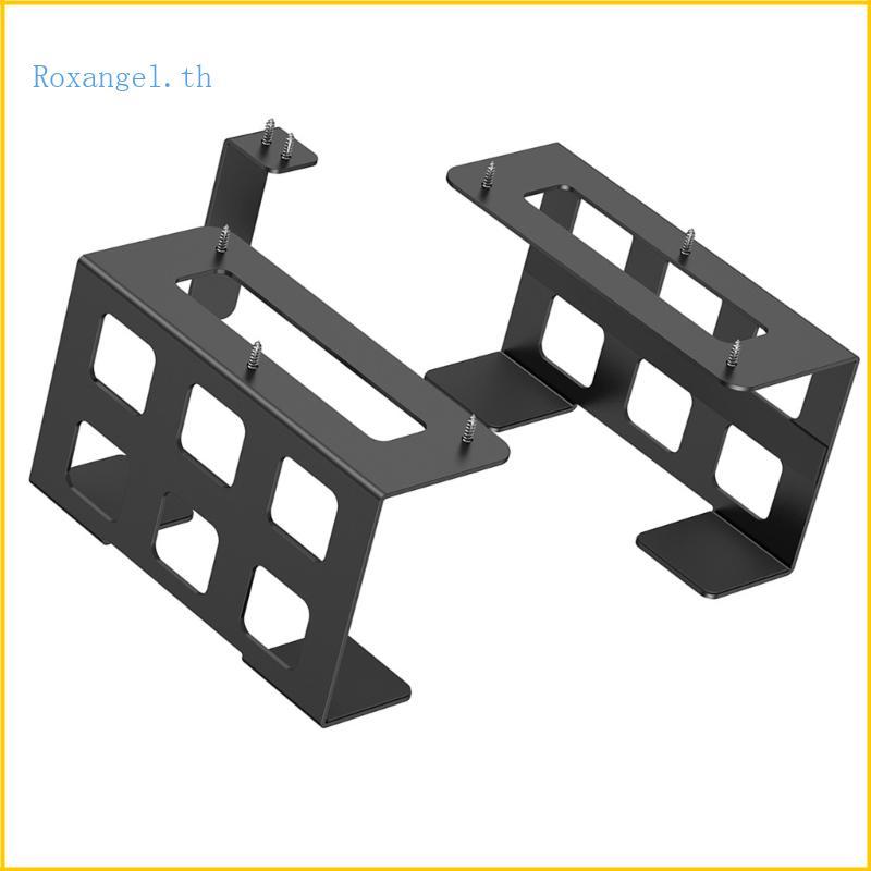 ROX Heavy Duty อลูมิเนียมใต้โต๊ะ Mount Bracket สําหรับแล็ปท็อปมินิคอนโซลเกม PC