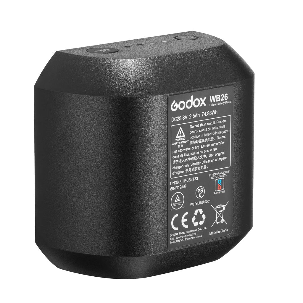 WB26 2025 แบตเตอรี่แบบชาร์จไฟได้รุ่นใหม่ 28.8V/2.6Ah สําหรับ AD600Pro AD600Pro II