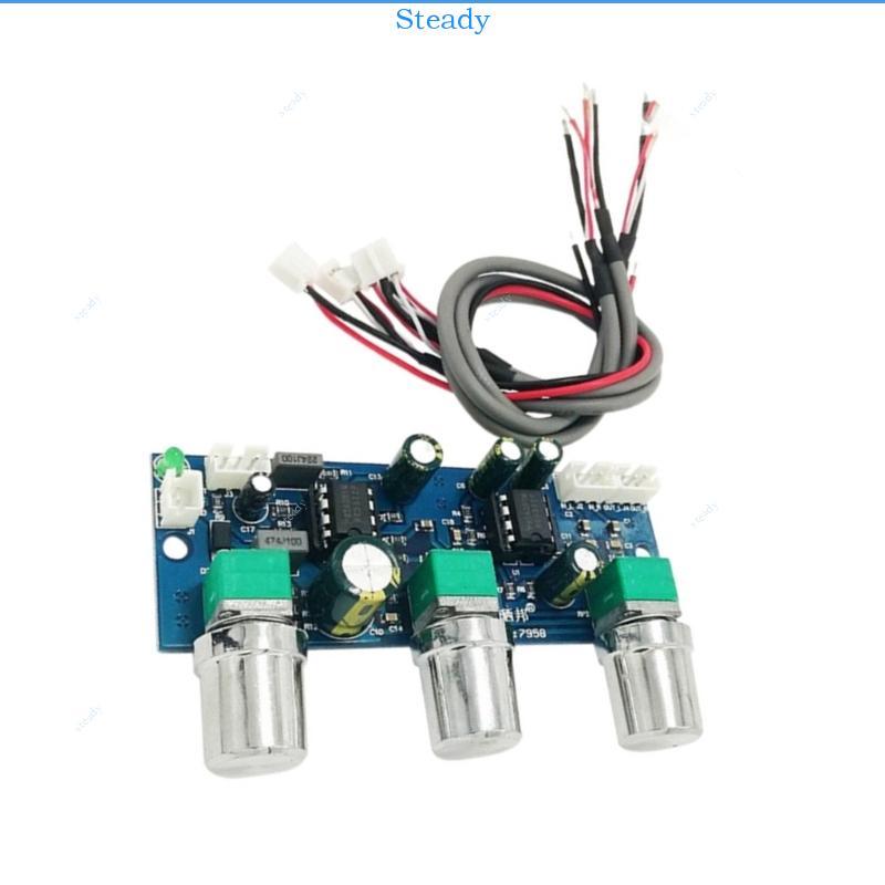 Steady NE5522 บอร์ดปรีแอมป์สําหรับการประมวลผลซับวูฟเฟอร์แบบตัวกรองแบบพาสซีฟ