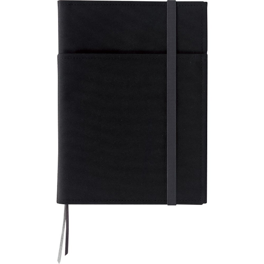 KOKUYO Notebook Cover Planner Systemic Compatible with Ring Notebook Black A5 B ruled 50 sheets No. 