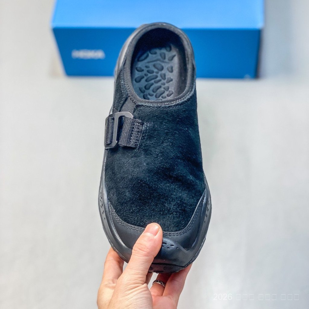 HOKA Ora Primo EXT Mule Shoes กันลื่น สีดํา
