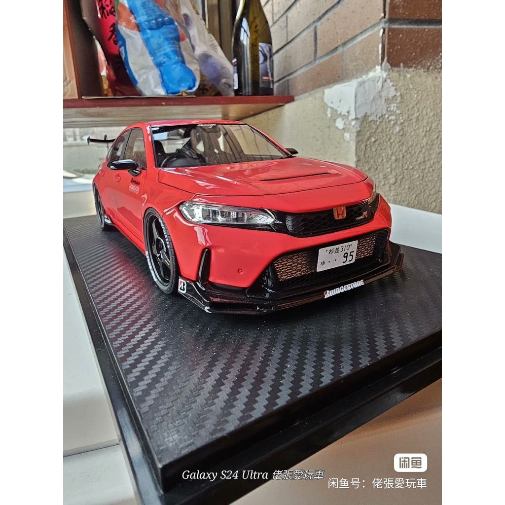 Peako 1: 18 Honda Civic Type R Spoon FL5 Limited Collection เรซิ่นรถรุ่น 1/18 Honda Civic Type RR (F