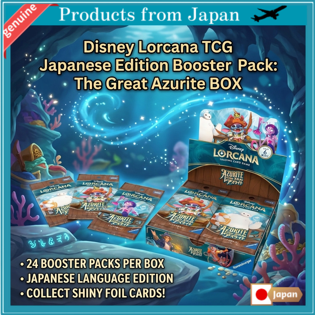 Disney Lorcana TCG Japanese Version Booster Pack Great Azlight BOX