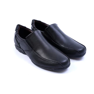 Hush Puppies รองเท้าผู้ชาย รุ่น HP 8HDFPP325A - สีดำ (รองเท้าทางการหนังสังเคราะห์ แบบสวม)