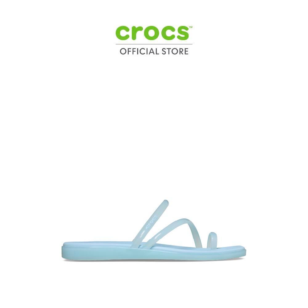 CROCS รองเท้าแตะผู้หญิง MIAMI JELLY TOE LOOP SANDAL รุ่น 212865-5DZ - SKY BLUE JELLY