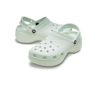 CROCS รองเท้าลำลองผู้หญิง CLASSIC PLATFORM CLOG รุ่น 206750-3YF - MINT TINT