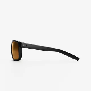 Decathlon Polarised Sunglasses Category 3 แว่นกันแดดเลนส์โพลาไรซ์ประเภท 3 รุ่น Explore 500 Sqr - Black/Orange