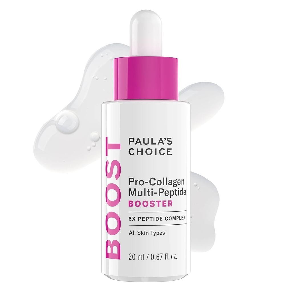 Paulas Choice Pro-Collagen Multi-Peptide Booster Face Serum, 0.67 Fl Oz | Plumping & Firming Serum w