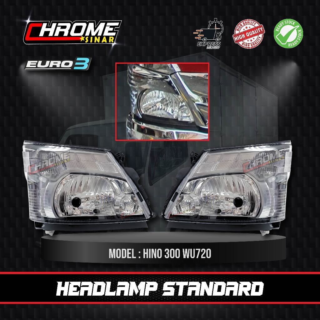 HINO 300 WU720 - HEADLAMP STANDARD