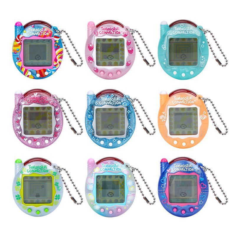 Bandai Tamagotchi Tamagotchi Pet Console คอนโซลวิดีโอเกม Happy Park V3 การสื่อสารออนไลน์ของขวัญ