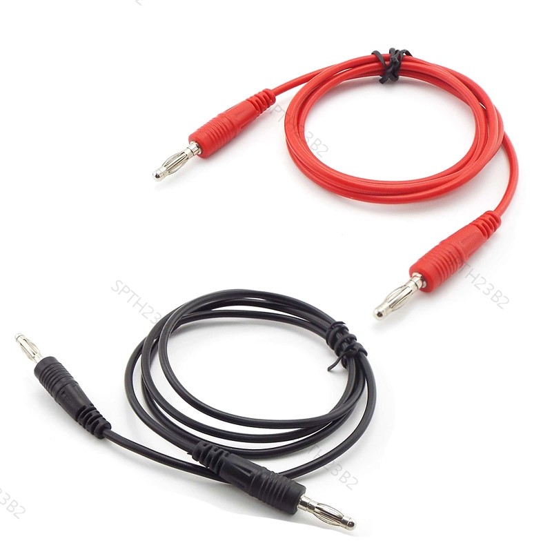 Dual End Test Lead 4mm Banana Plug to Banana Plug Cord สําหรับมัลติมิเตอร์ทดสอบลวด TH23B2