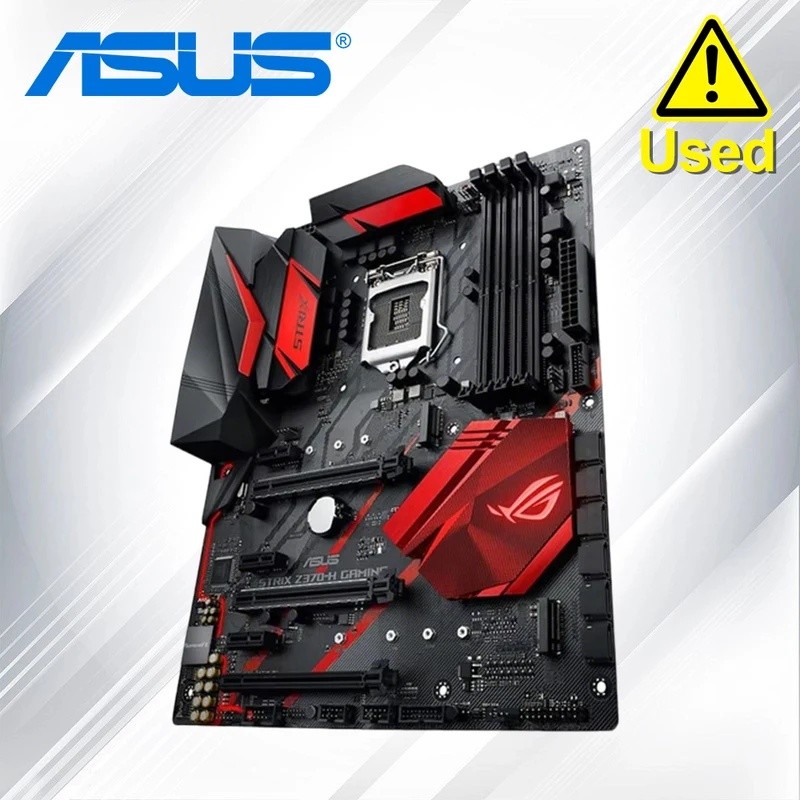 Asus ROG STRIX Z370-H GAMING เดสก์ท็อป Intel Z370 Z370M DDR4 เมนบอร์ด LGA 1151 USB3.0 SATA3