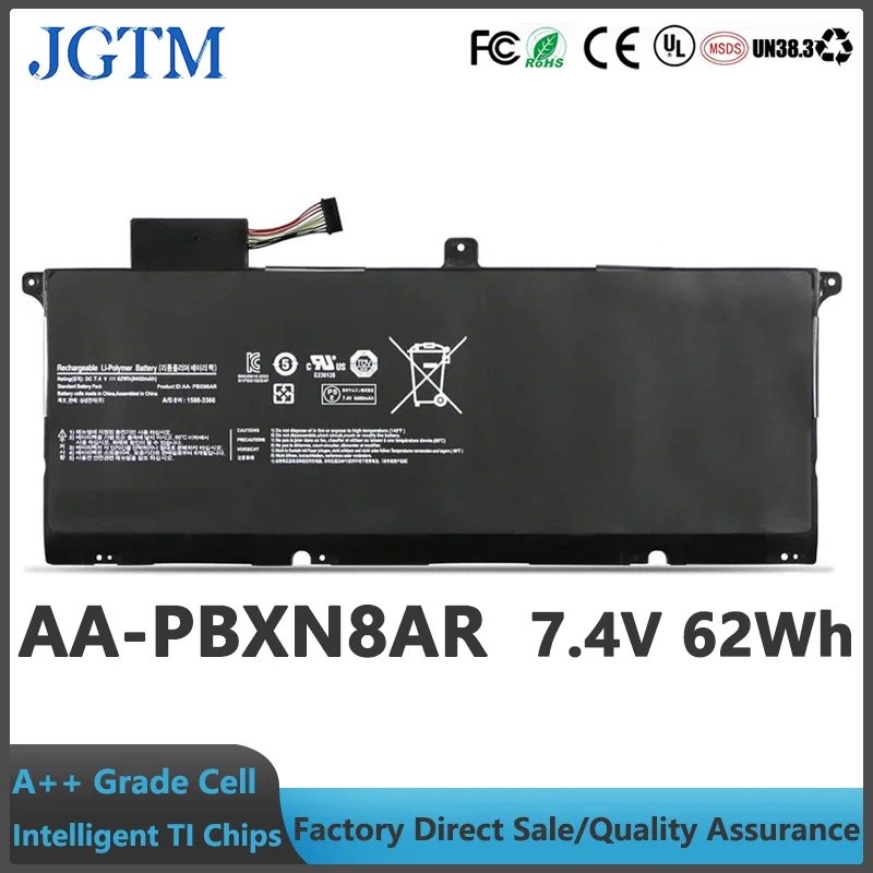 AA-PBXN8AR 7.4V 62Wh แบตเตอรี่แล็ปท็อปสําหรับ Samsung Series 9 900X4 900X46 900X4C 900X4B 900X4D NP9