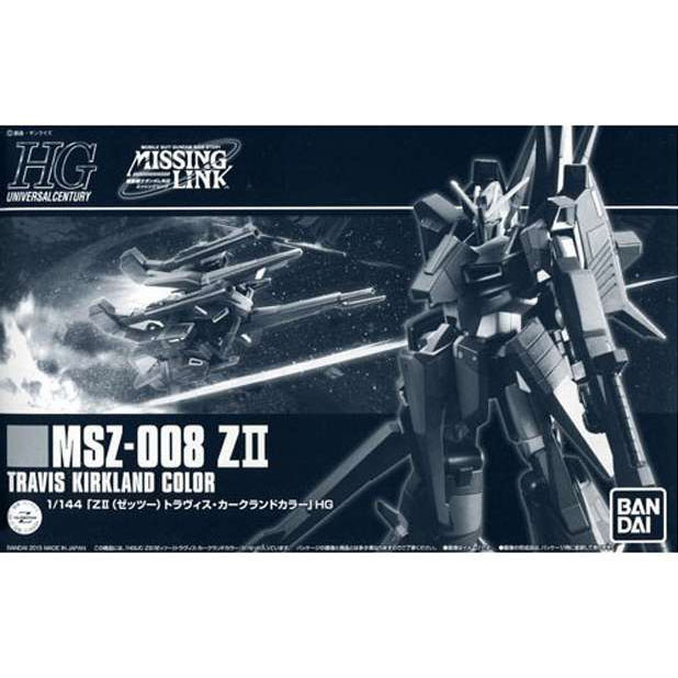 GUNDAM PB Limited HG HGUC 1/144 MSZ-008 Z2 Travis Kirkland การจับคู่สีอะนิเมะ Merchandise ของสะสมชุด