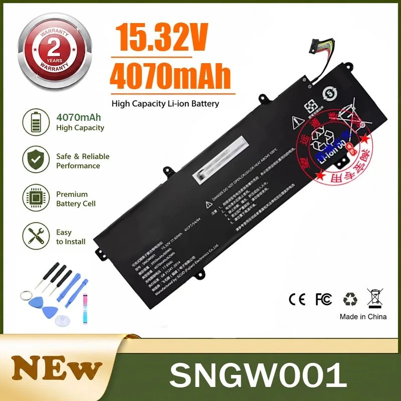 แบตเตอรี่แล็ปท็อปสําหรับ GreatWall UF712 UF716 UF717 TN140A2 สําหรับ UNIS L3813 G2P X008 62Wh 4070mA