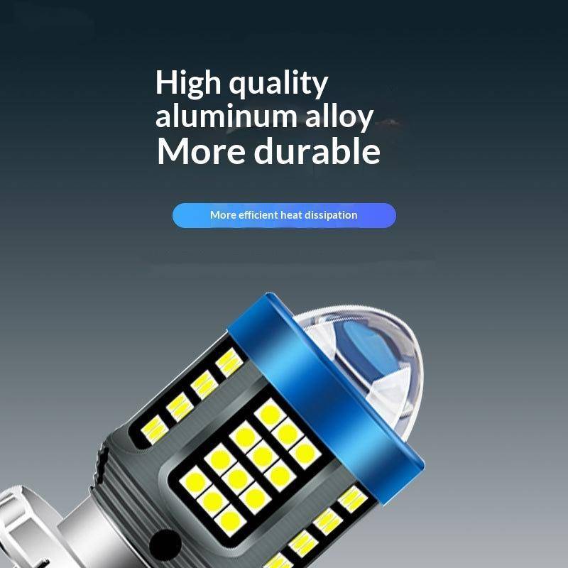 BUPUR 1/2 ชิ้น 120 วัตต์ H4 ไฟ LED สําหรับรถจักรยานยนต์ 360° ไฟหน้า Super Bright Mini H4 H6 T19 P15D