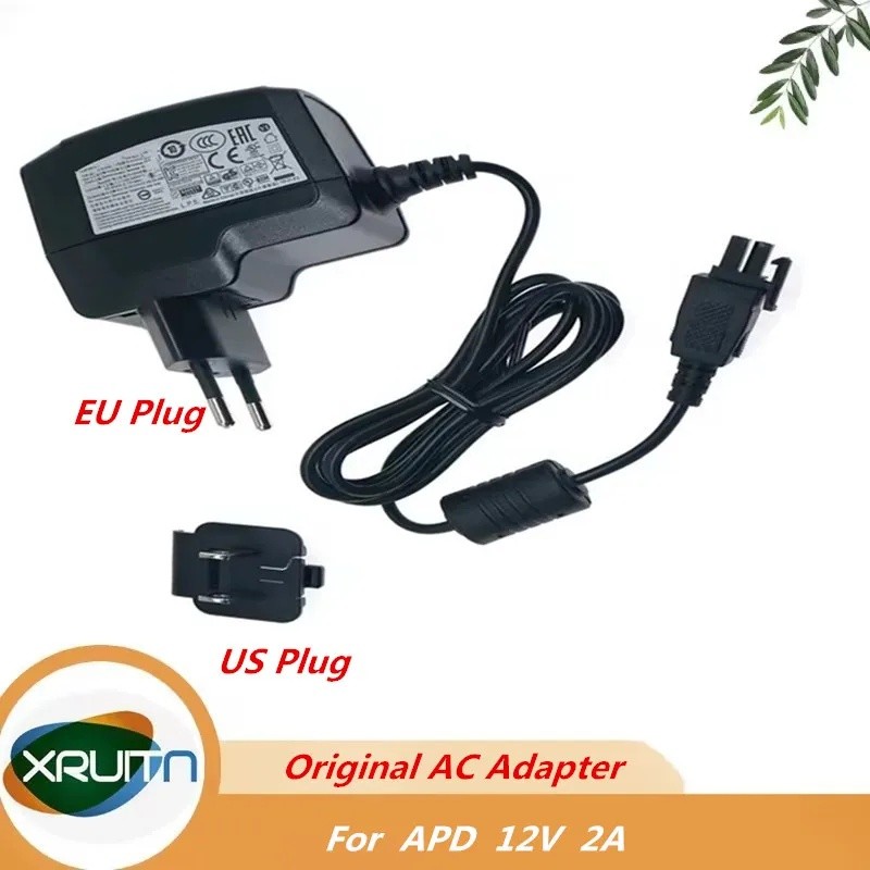 ใหม่ของแท้ APD WA-24Q12R อะแดปเตอร์ AC 12V 2A 24W สําหรับ Fortinet FortiGate 30E 50E แหล่งจ่ายไฟ