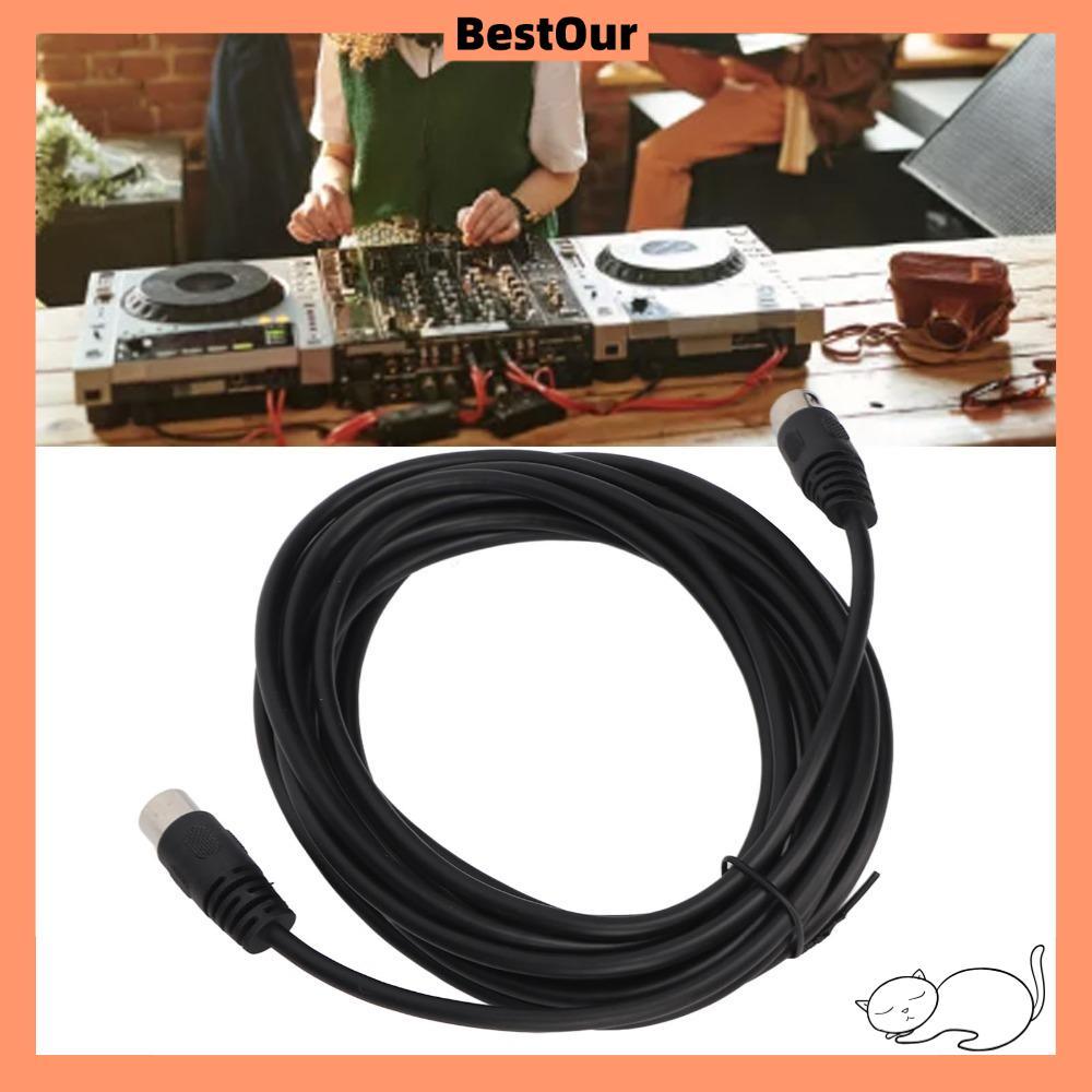 BESTOUR DIN 8Pin Male to DIN 8Pin Male, ความแม่นยําสูง 5m/16.4ft DIN 8Pin to DIN 8Pin Cable, ปลั๊กแอ