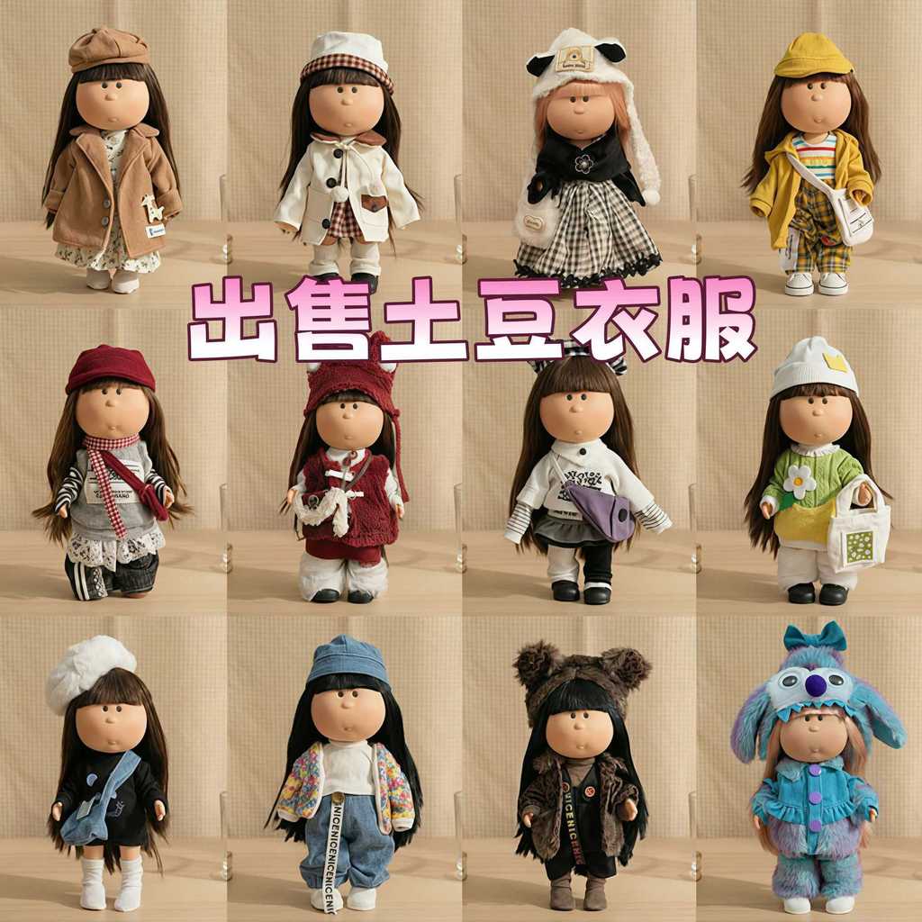 เหมาะสําหรับ Mia Potato สาวตุ๊กตาเสื้อผ้า mia ตุ๊กตา 24 ซม.ชุดตุ๊กตาผ้า TXT081301