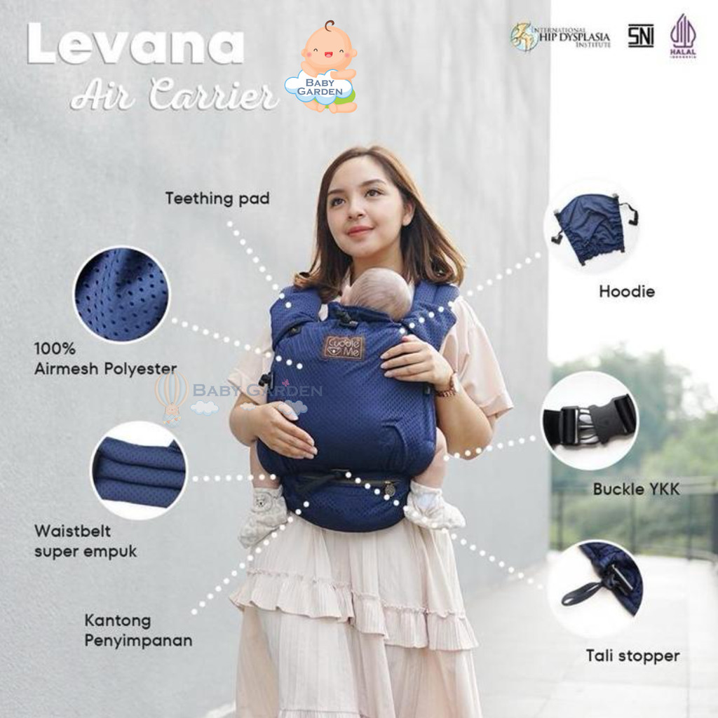 Cuddleme Levana Air Carrier Mshape เด็กวัยหัดเดิน Carrier สบาย SSC ทารกแรกเกิด