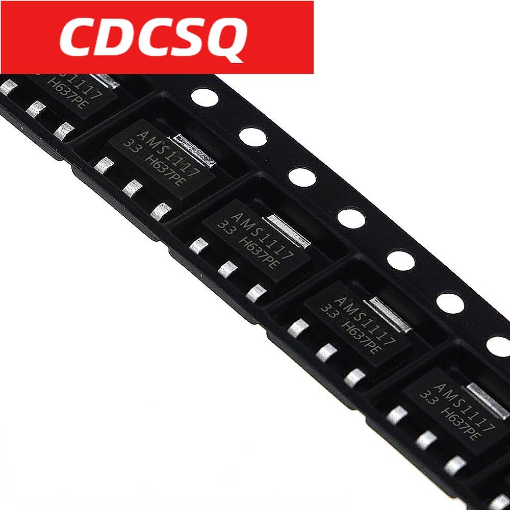 50PCS Original AMS1117 LDO SOT-223 AMS1117 3.3V 1.2V 1.5V 1.8V 2.5V 5.0V ADJ AMS1117 LM1117 1117 แรง