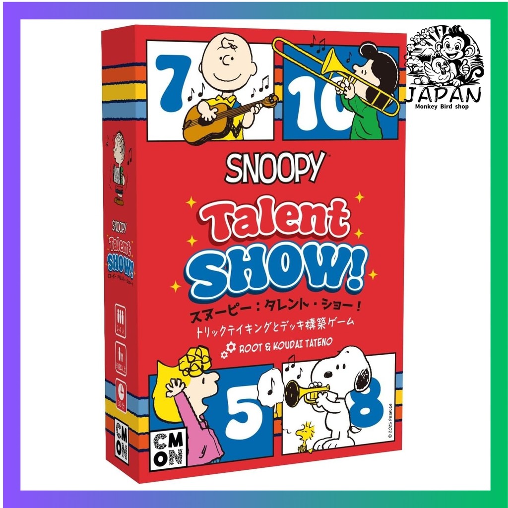 CmonJapan Board Game Snoopy: Talent Show! monkey bird shop JAPAN