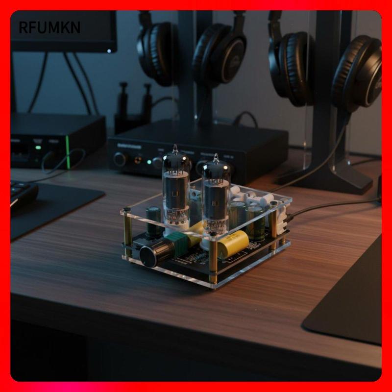 [rfumkn] 6J3 หลอดเครื่องขยายเสียงเสียงต่ํา Hi-Fi หลอด Preamp บอร์ดอินพุต RCA สเตอริโอ Pre Amplifier