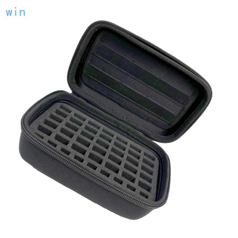 Win Heavy Duty Nylon Organizers ถือไดรฟ์ USB 44 ใบ 6 ใบกล่องเก็บของที่ปลอดภัย