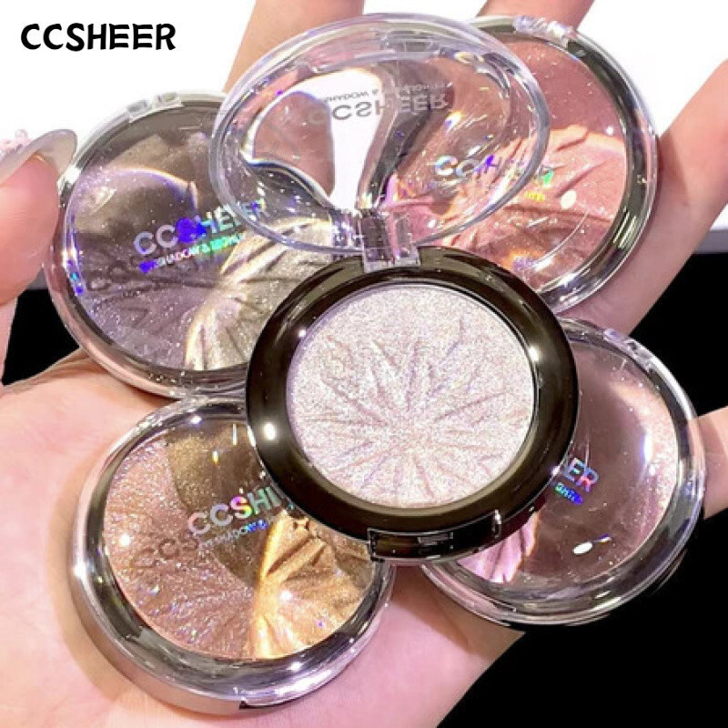.品CSHER Eyeshadow Powder Highlight Fragmentation Pearl Contour Brightening Natural Color Derivation 