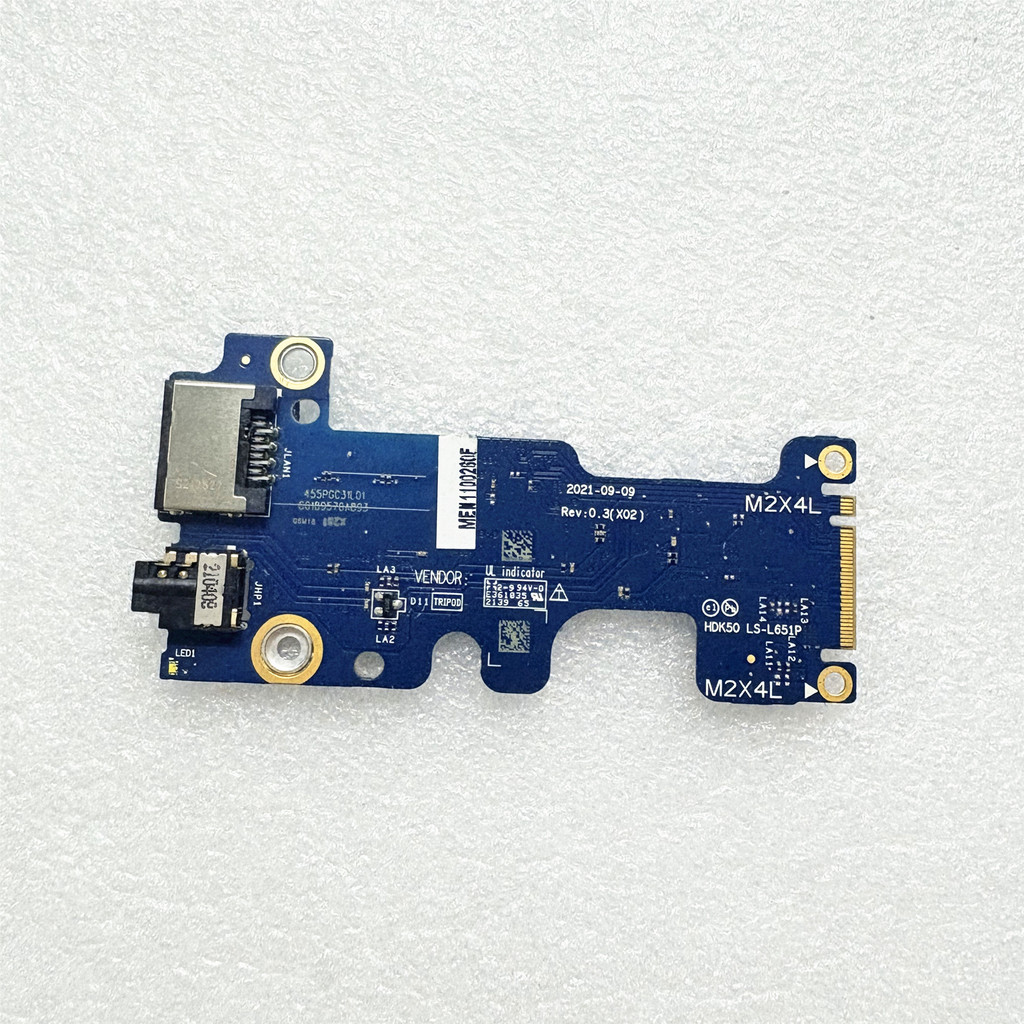 Dell Dell G15 5520 5521 G16 7620 บอร์ดเสียงบอร์ดการ์ดเครือข่าย LS-L651P L655P