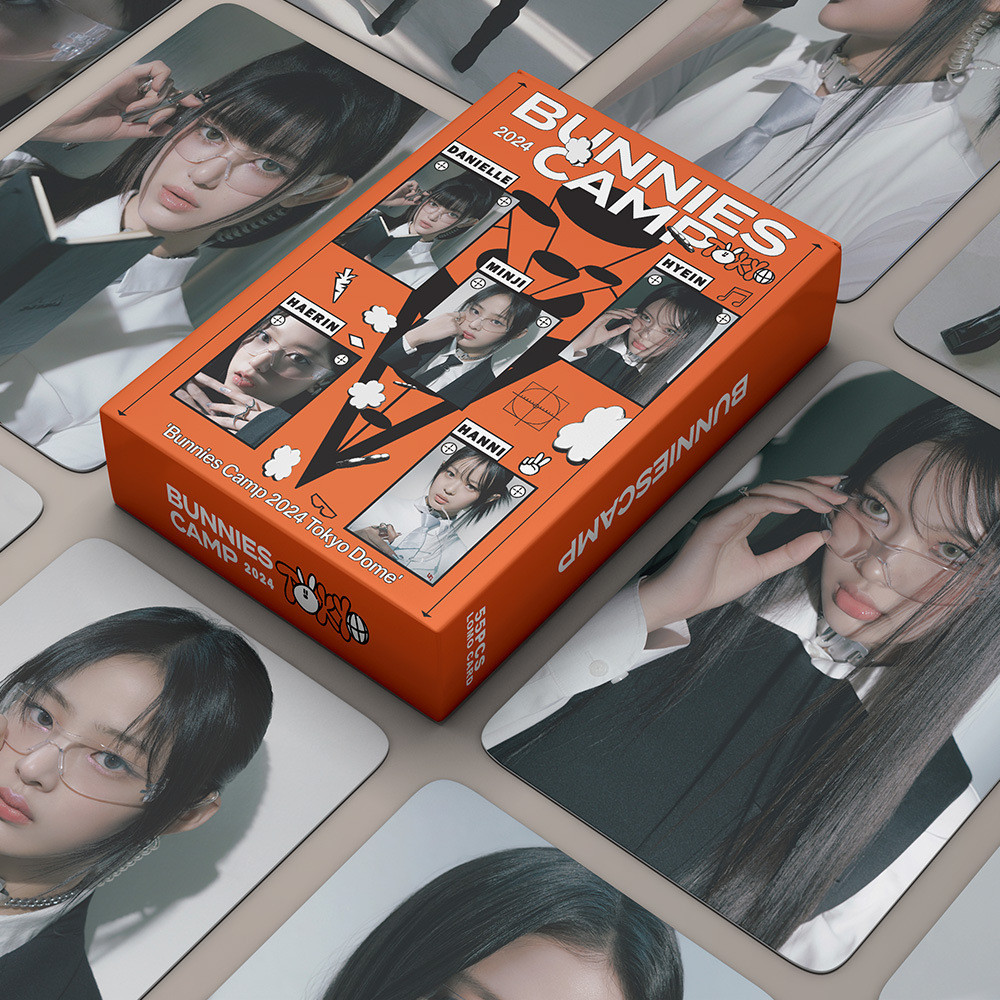 กางเกงยีนส์ใหม่ NJ Photocard 55 ชิ้นชนิดบรรจุกล่อง HANNI HANNI HANNNI HAERIN HAERIN Mou Wisdom