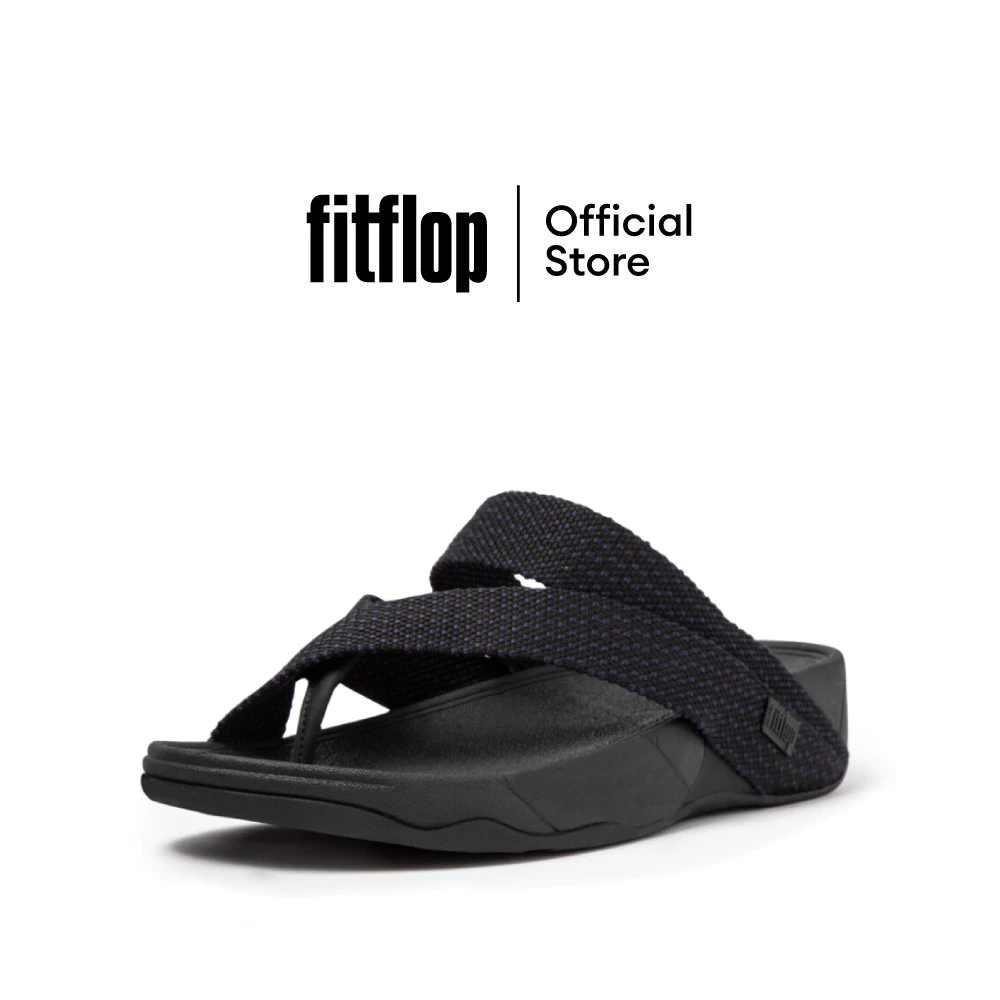 FITFLOP SLING รองเท้าแตะแบบหูหนีบผู้ชาย รุ่น H06-841 สี Black/Sea Blue Mix
