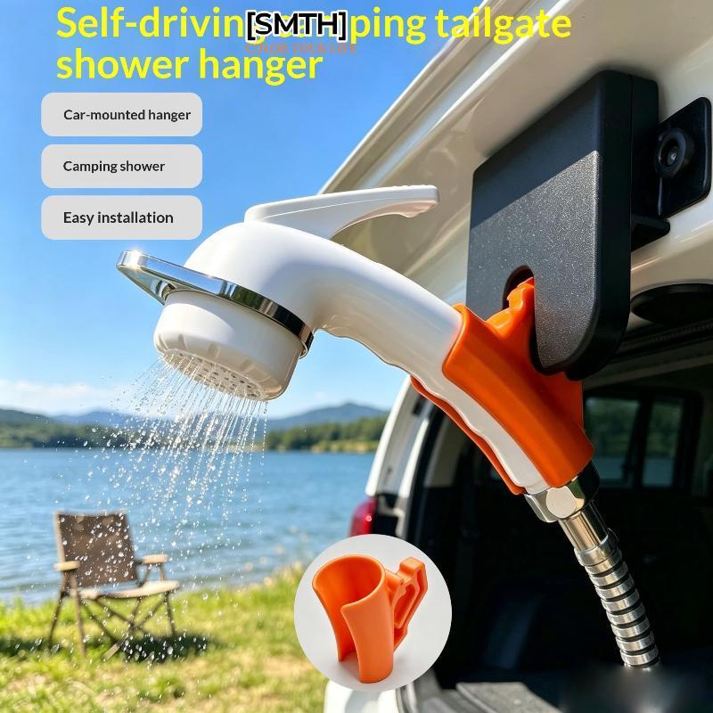 [SMTH] Lift-Up Tailgate Shower Bracket Long Lasting Sturdy Buckle Clip for RV Camper Van Beach Trip 