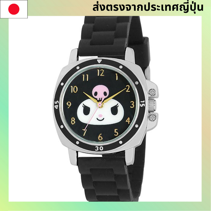 [Sun Flame Co., Ltd.] นาฬิกาข้อมือ J-AXIS Sanrio หน้าปัดใหญ่ สายซิลิโคน Kuromi CR3C0008-KUB ผู้หญิง 