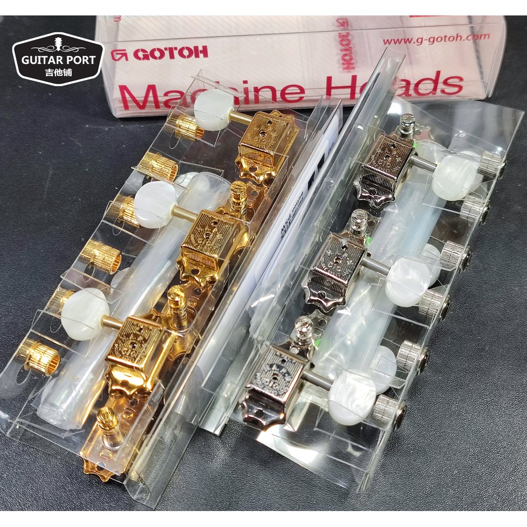 ต้นฉบับญี่ปุ่น Gotoh SD510 HAPM 3X3 Self-Locking กีตาร์จูนเนอร์ String Winder