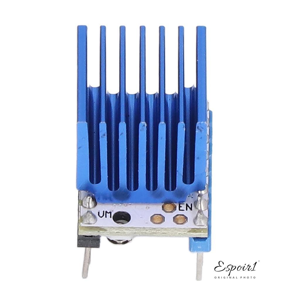 ESPOIR TMC2208 V1.2 Driver Board,พลาสติกสีฟ้าเงียบ Stepper Motor โมดูล,สี่เหลี่ยมผืนผ้าขนาดกะทัดรัดอ