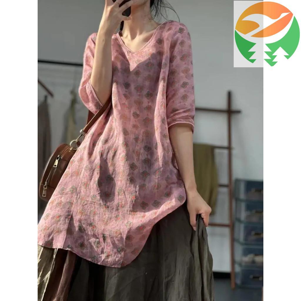 Ge1 Yueyue Y Frock Audreys ถอนตู้ Clearance Pick-up เสื้อผ้าผู้หญิงวรรณกรรม Vintage ทุกวันอารมณ์ V ค
