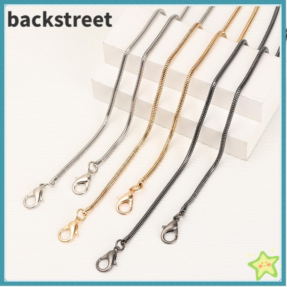 BACKSTAGEREETDV Strap Lobster Clasp DIY Gold Silver Black Tool Handbag Purse Replacement
