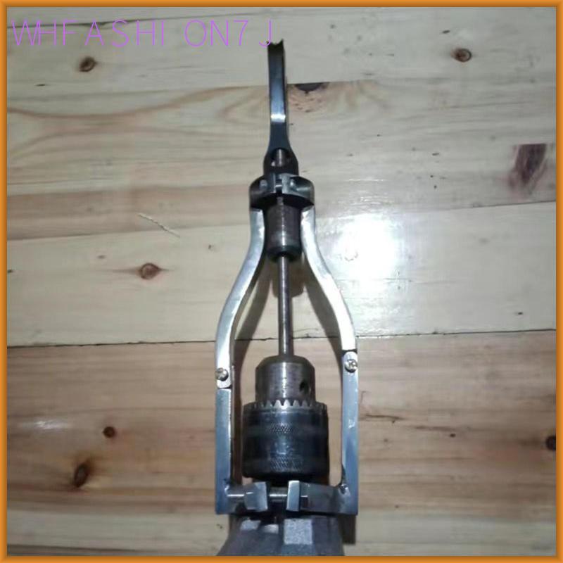 [whfashion7j] Bench Drill Bit Adapter Steel Casting Square Hole Bracket Accessory for Drill Stand Pแ