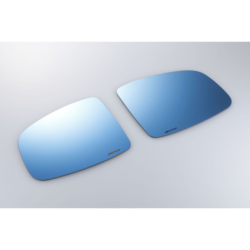 กระจกมองข้างมุมกว้าง SPOON SPORTS สีน้ำเงิน สำหรับ Honda Fit (GK3/4/5/6) | Spoon Sports Wide Door Mi