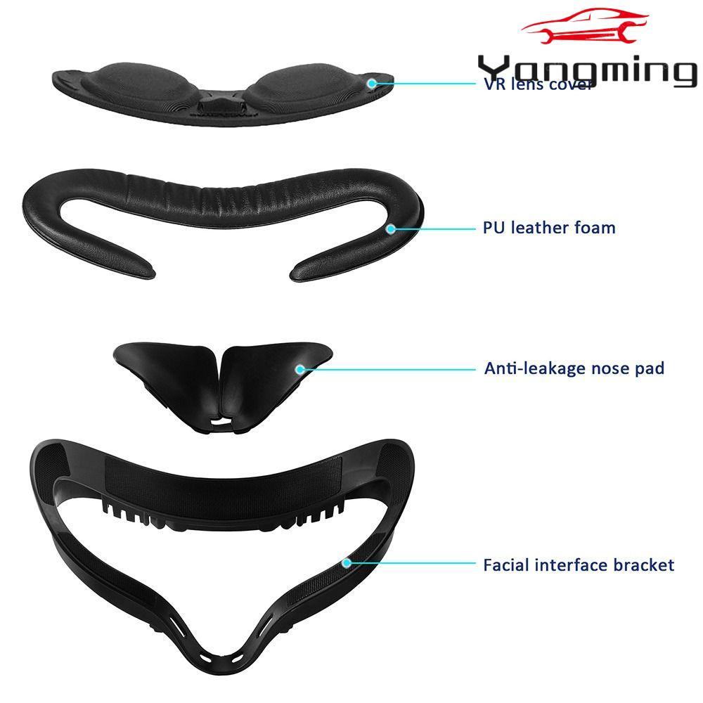 YANGMING VR Facial Cover อุปกรณ์เสริมอะไหล่โฟม Pad Face Cushion Pad สําหรับ Quest2
