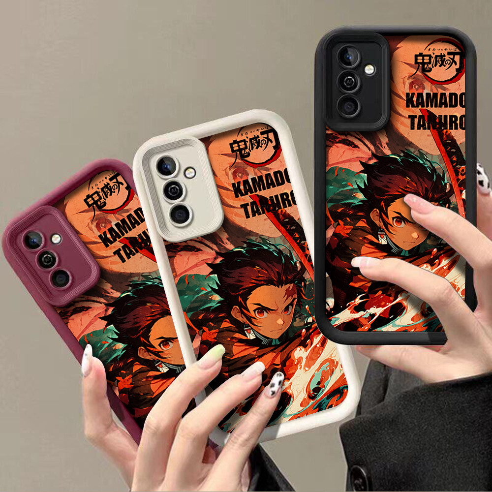 แฟชั่น Kimetsu ไม่มี Yaiba ออกแบบเคส Samsung สําหรับ A06,A23,A13,A12,M12,S25 Ultra,A03s,A02s