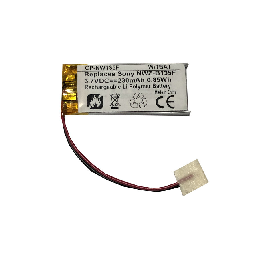 เหมาะสําหรับ Sony WalkmanNWZ-B162F NWZ-152F NWZ-B142F MP3 แบตเตอรี่