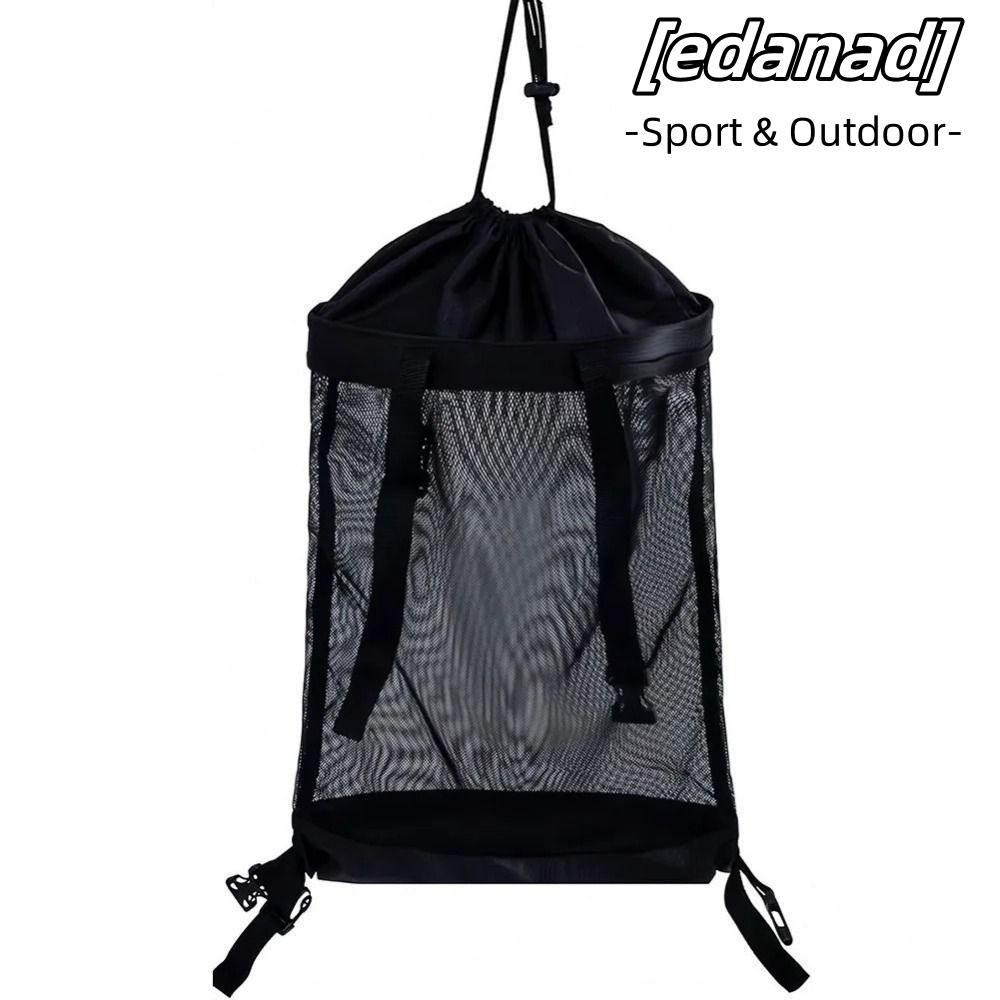 EDANAD Golf Push Cart Storage Bag, Mesh Bag Portable Golf Cart Backside Extension Bag, Lightweight C