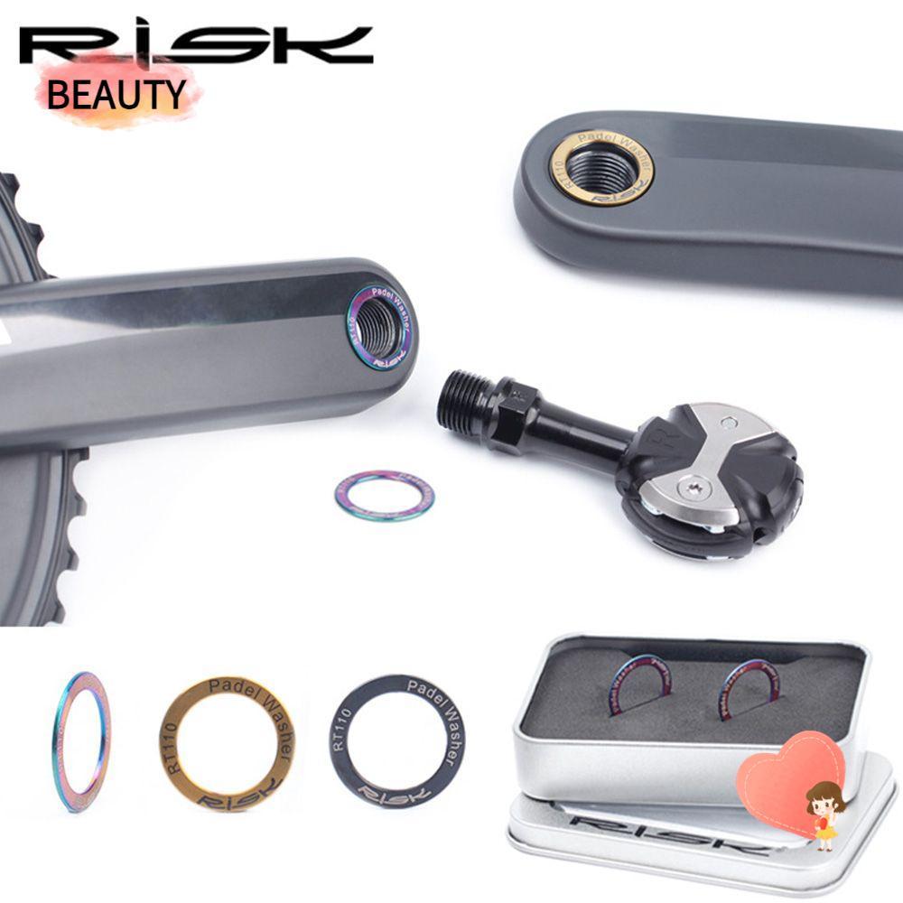 BEAUTY 2 ชิ้น Pedal Spacer กันน้ําขยายกลางแจ้งจักรยานเหยียบเครื่องซักผ้า