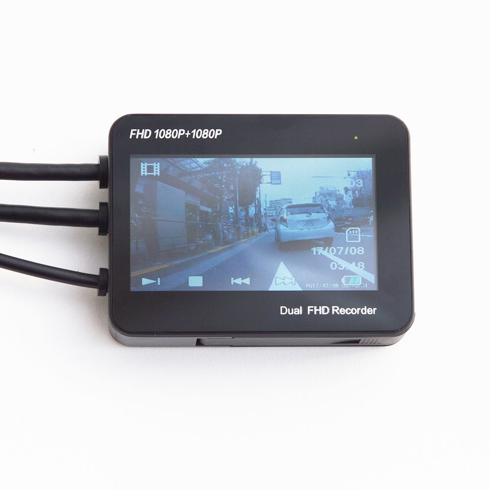 Sanko's "Full HD Front and Rear Dashboard Camera for Motorcycles" MTSGYUT8, which can also be used a