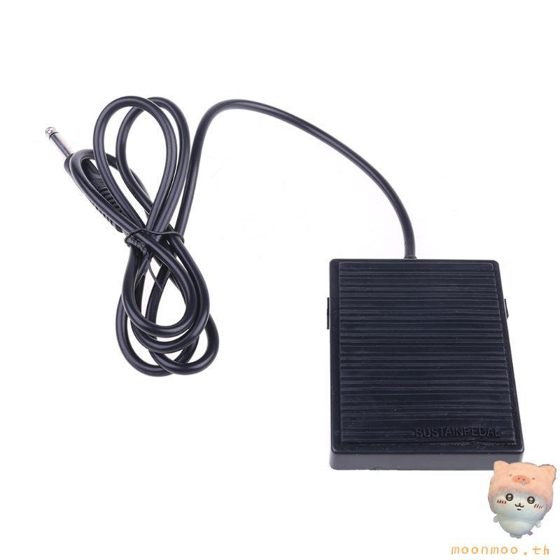 Moon Foot Switch Universal Foot Pedal Keyboard Sustain Pedal Controller Switch สําหรับคีย์บอร์ดอิเล็