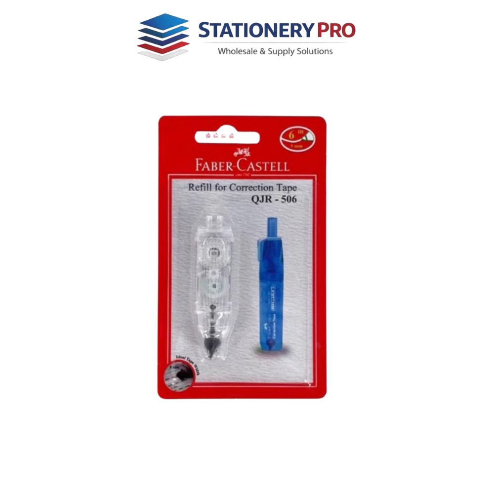 รีฟิวเทปลบคำผิด Faber-Castell เฟเบอร์คาสเทล รุ่น QJR-506 QAR-506