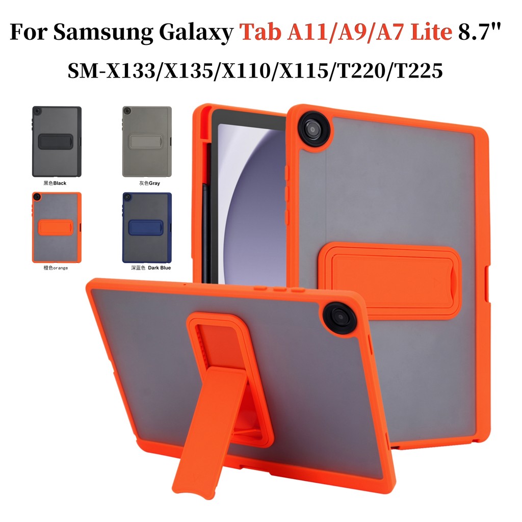 สําหรับ Samsung Galaxy Tab A9 8.7 "A11 8.7 "A7 Lite 8.7 "Skin-Feel กันกระแทก SM-X133 X135 X110 X115 